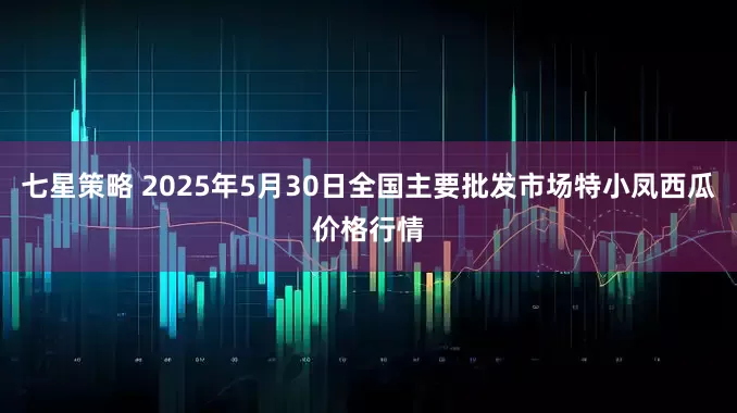 七星策略 2025年5月30日全国主要批发市场特小凤西瓜价格行情